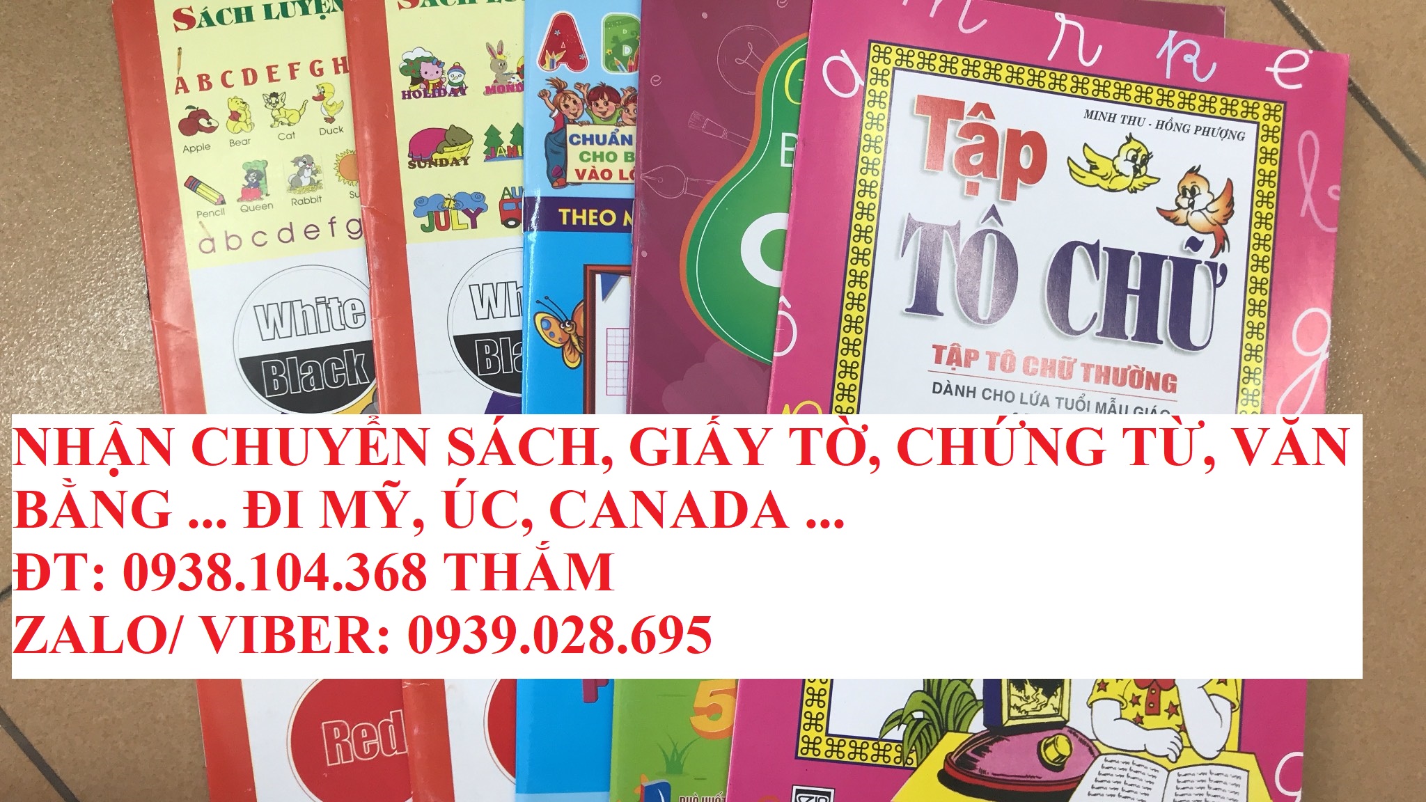 Gửi sách đi Mỹ giá rẻ