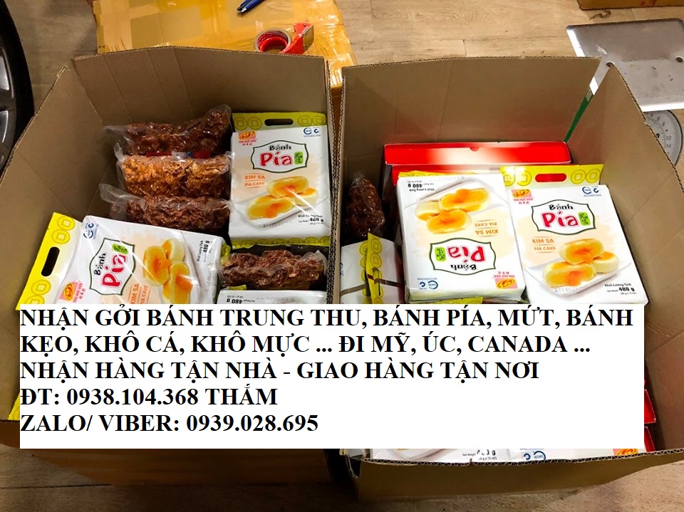gửi bánh trung thu đi Mỹ