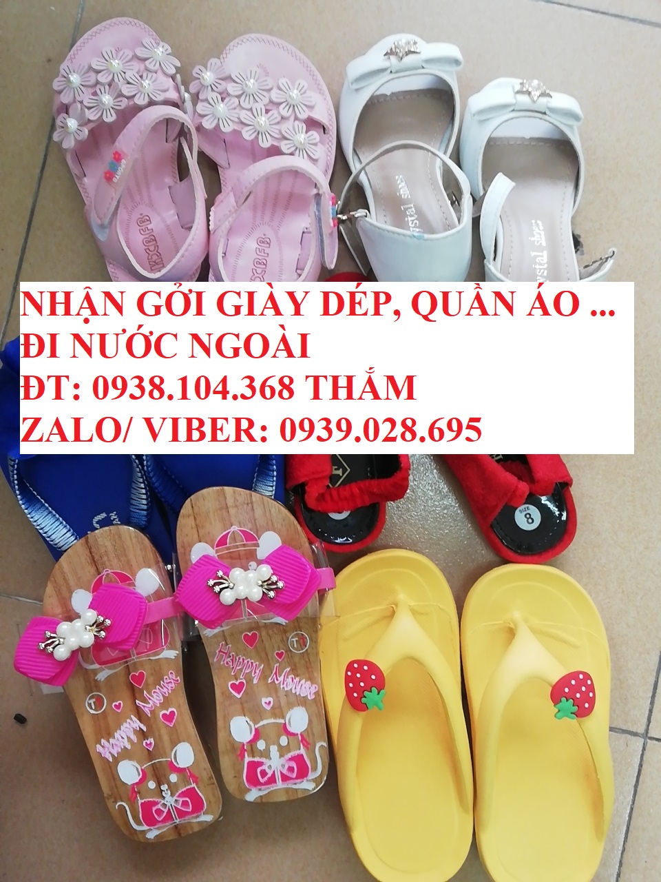 Gửi giày dép đi Mỹ tại Hà Nội an toàn giá rẻ