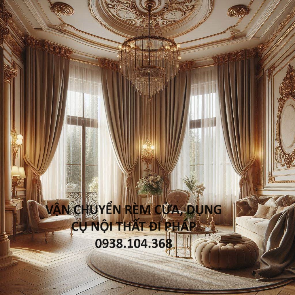 Gửi màn cửa đi Pháp tiết kiệm