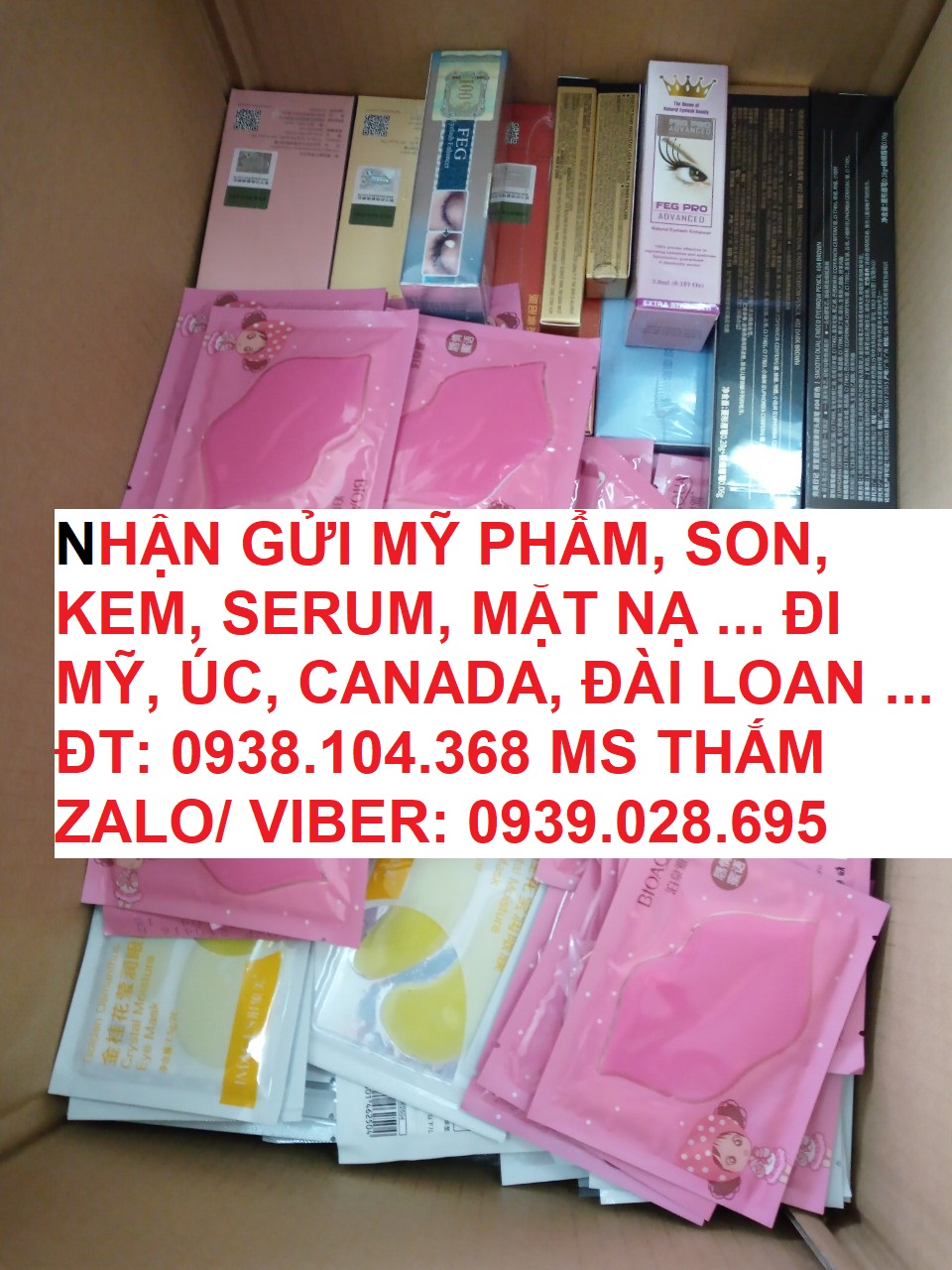 Gửi mỹ phẩm đi Pháp tiết kiệm