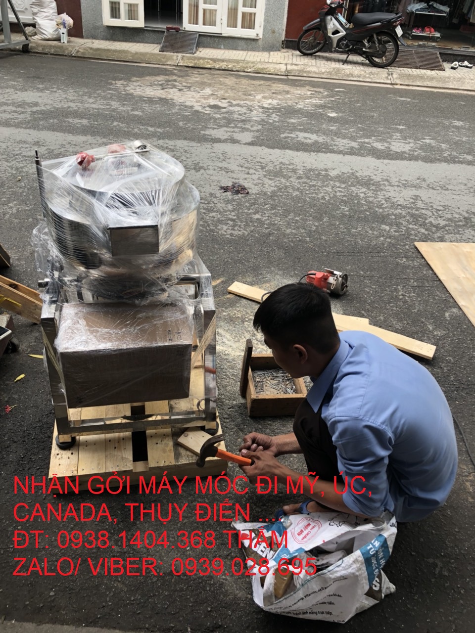 Gửi máy xay thịt đi Pháp nhanh chóng