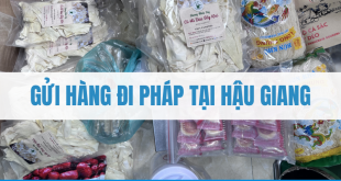 gửi hàng đi Pháp tại Hậu Giang
